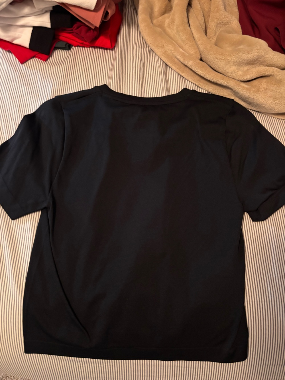 a new day Black Short Sleeve Crewneck Tee